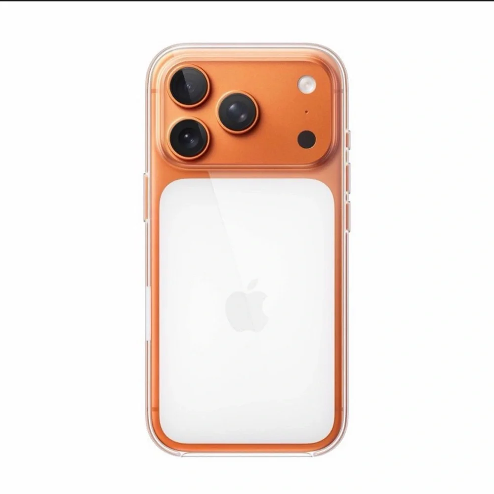 Apple iPhone Case in Clear and Sleek White
